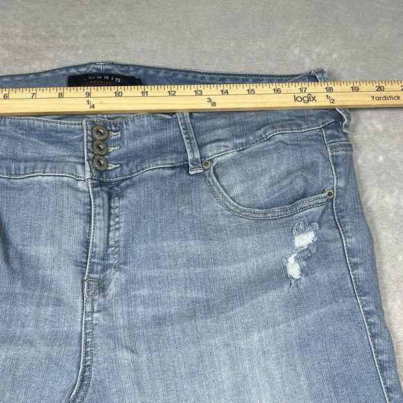 Torrid Jegging Womens Size 20 Light Blue Jegging Stretch Denim Jeans Pockets - Picture 3 of 10